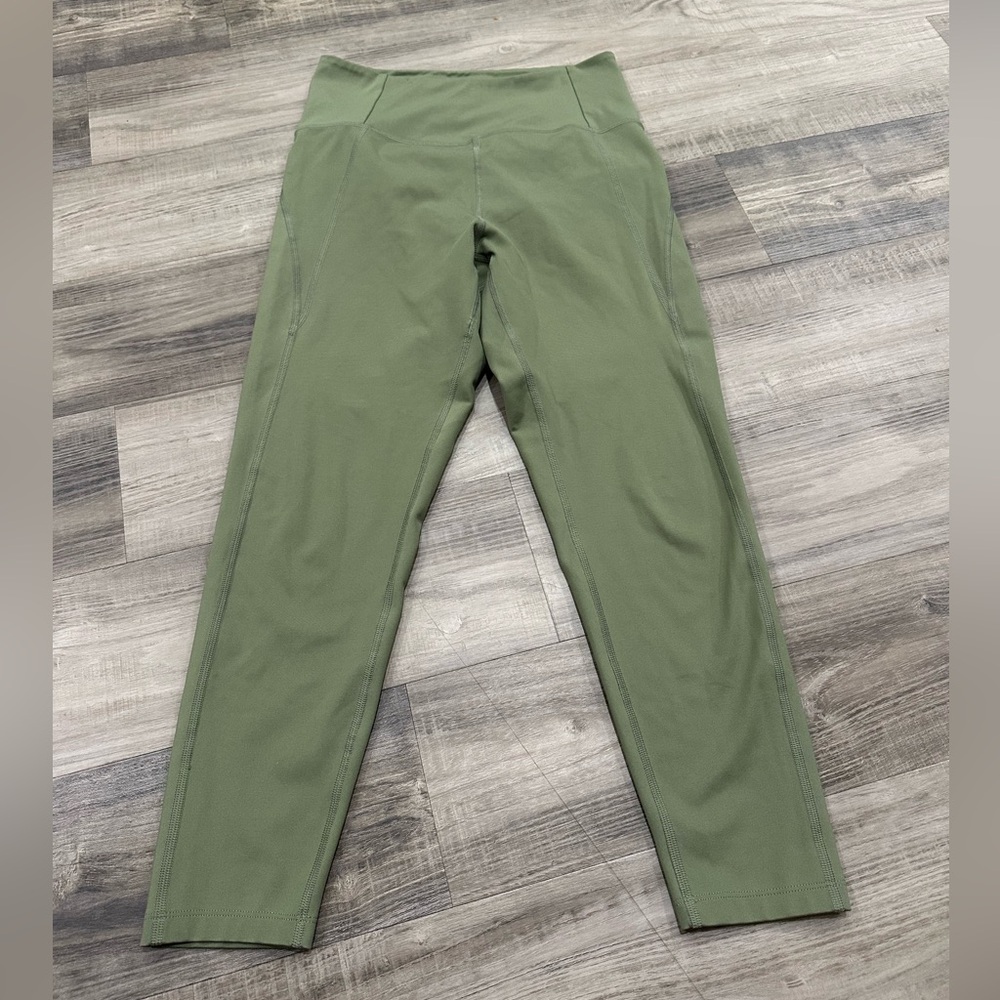 girlfriend collective Olive Green High-Rise Leggings